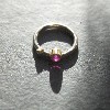 K14 Ruby Ring