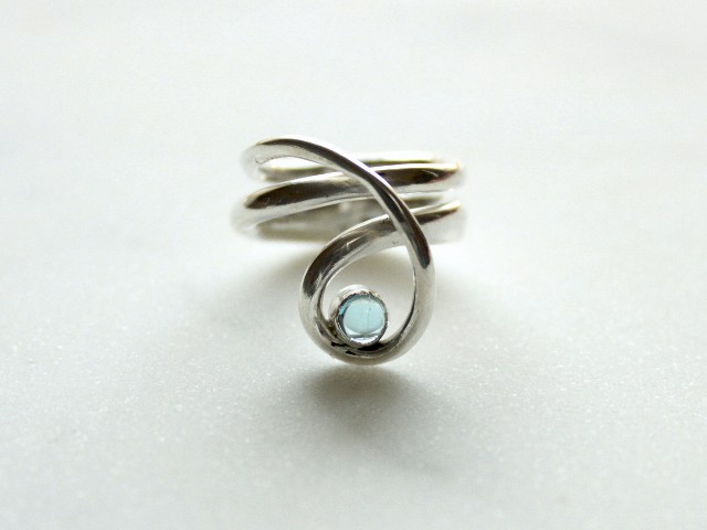 Blue Topaz Ring 15'